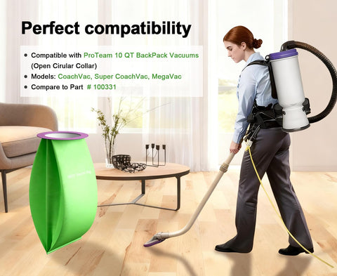 LOSKLENO anti-leakage bags prevent dust leakage during cleaning.