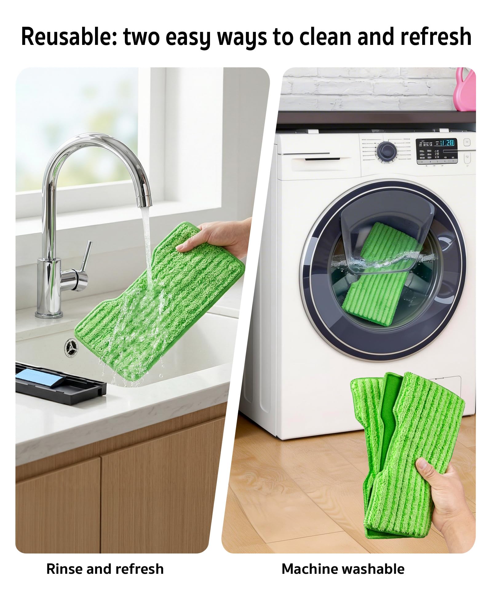 LosKremari pad-4 reusable pads reduce waste and cost.