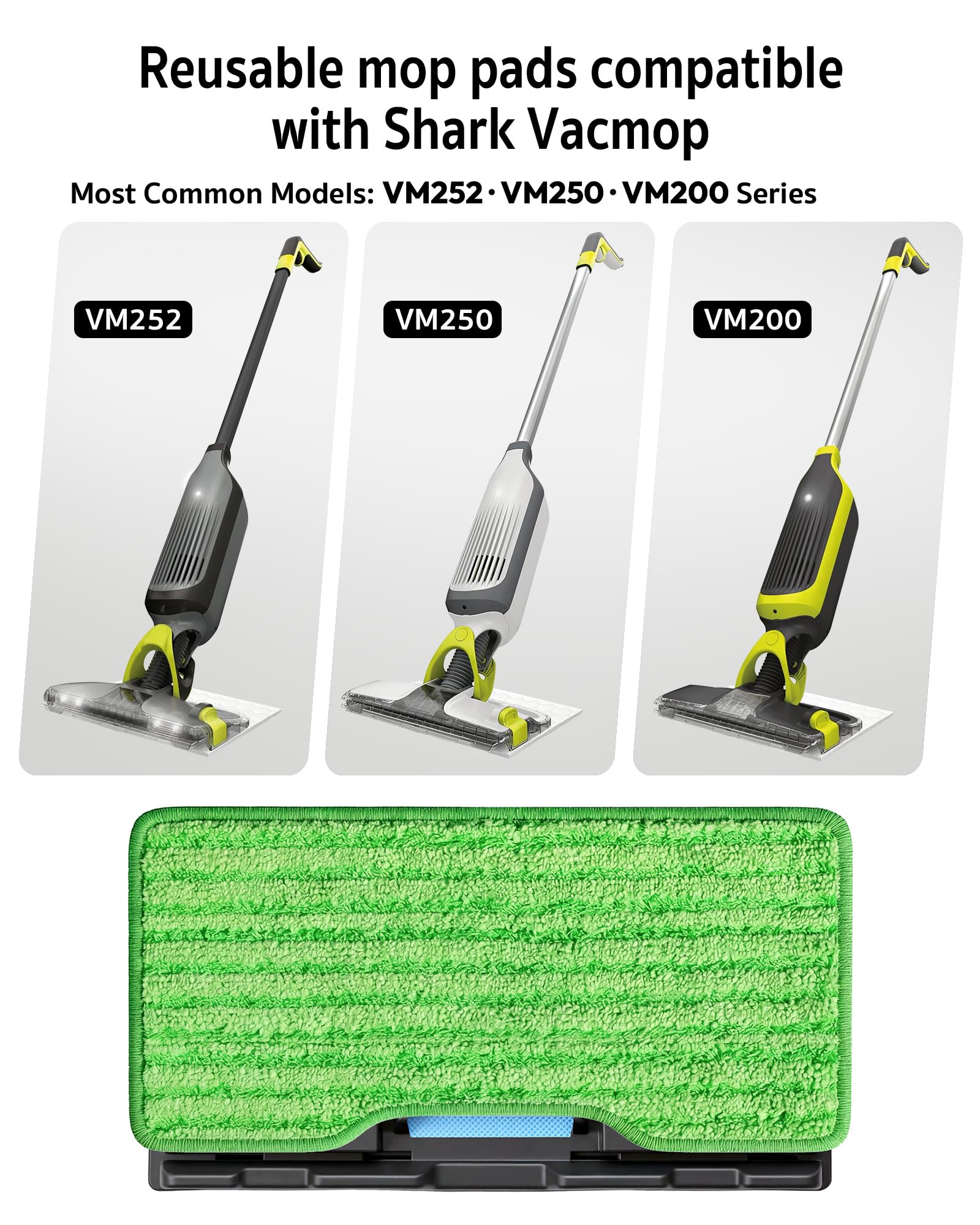 LosKremari compatibility ensures a secure fit with Shark Vacmop heads.