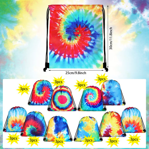 Lothee reusable gift bags with colorful patterns lightweight and easy to reuse