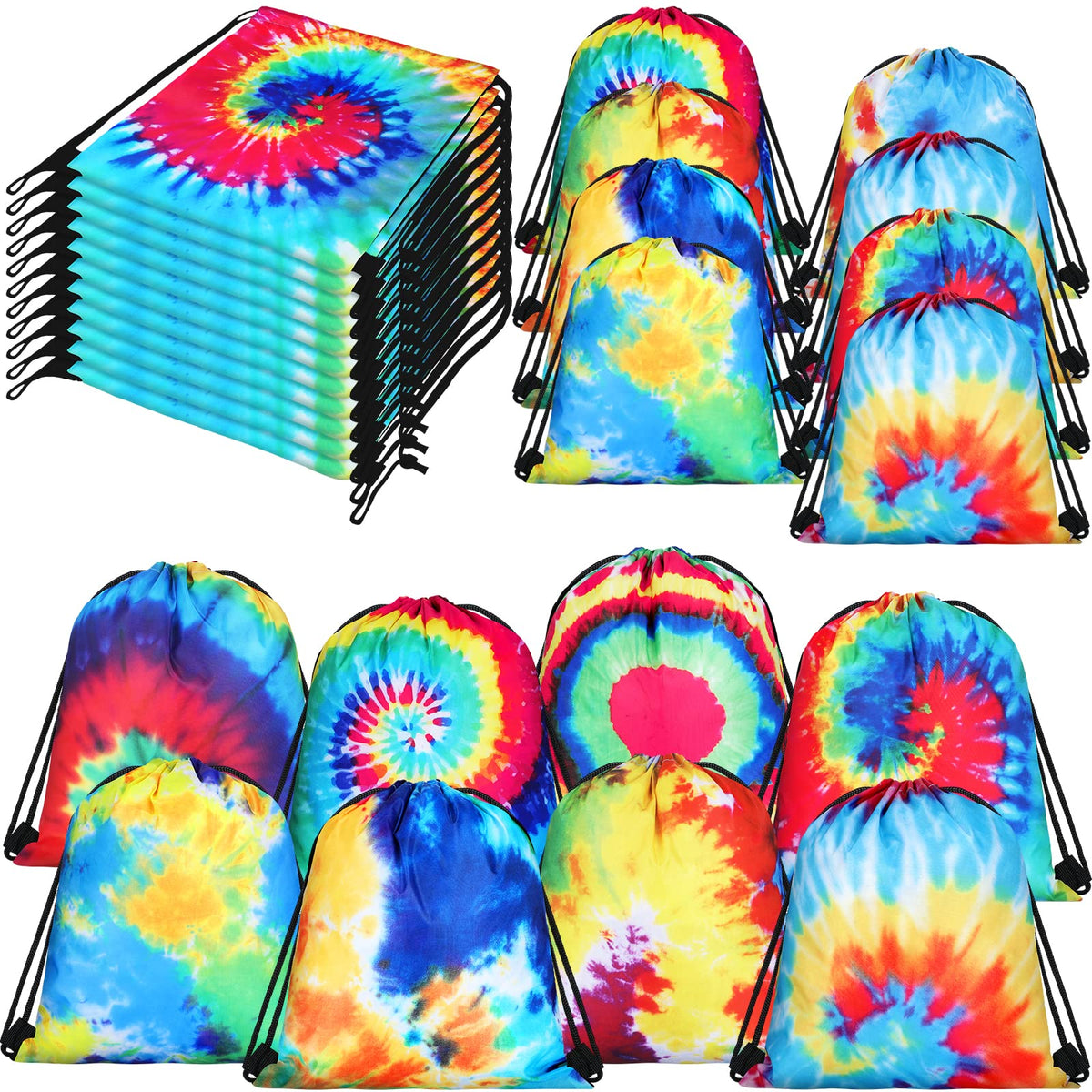 Lothee drawstring bags with world map design, ideal for party favors and quick gifts
