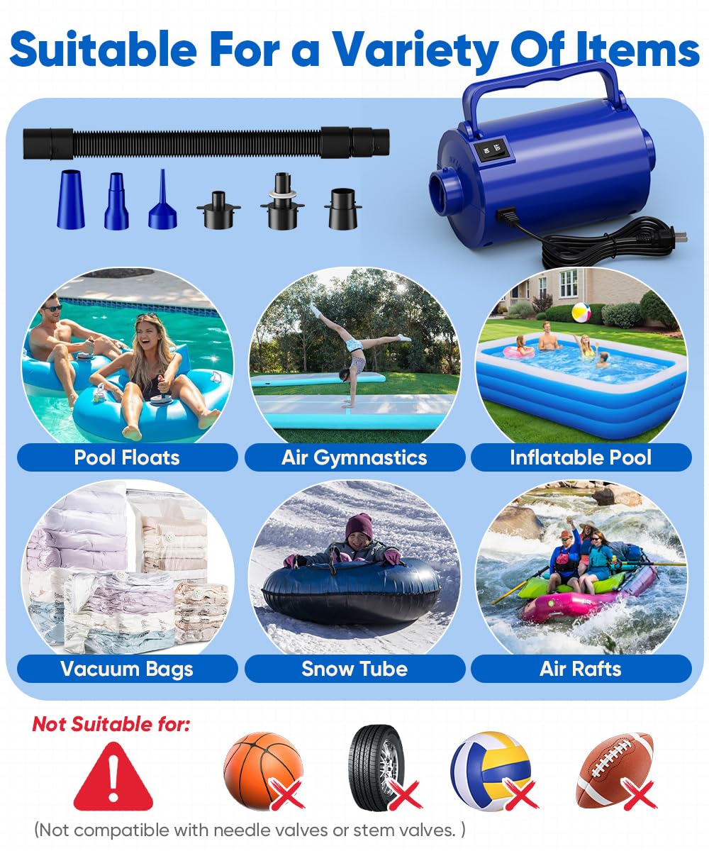 Compact Lotspasie pump designed for travel and camping use.