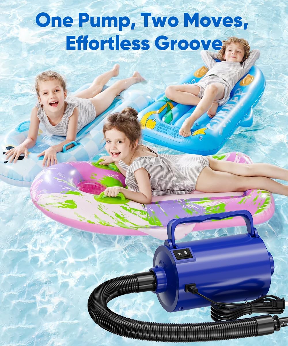Box contents include pump, hoses, nozzles, and user manual neatly packed.
