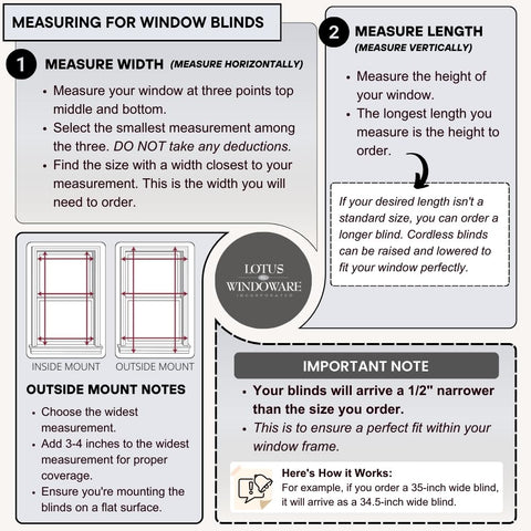 Lotus and Windoware cordless 2in faux wood blind includes hardware and valance