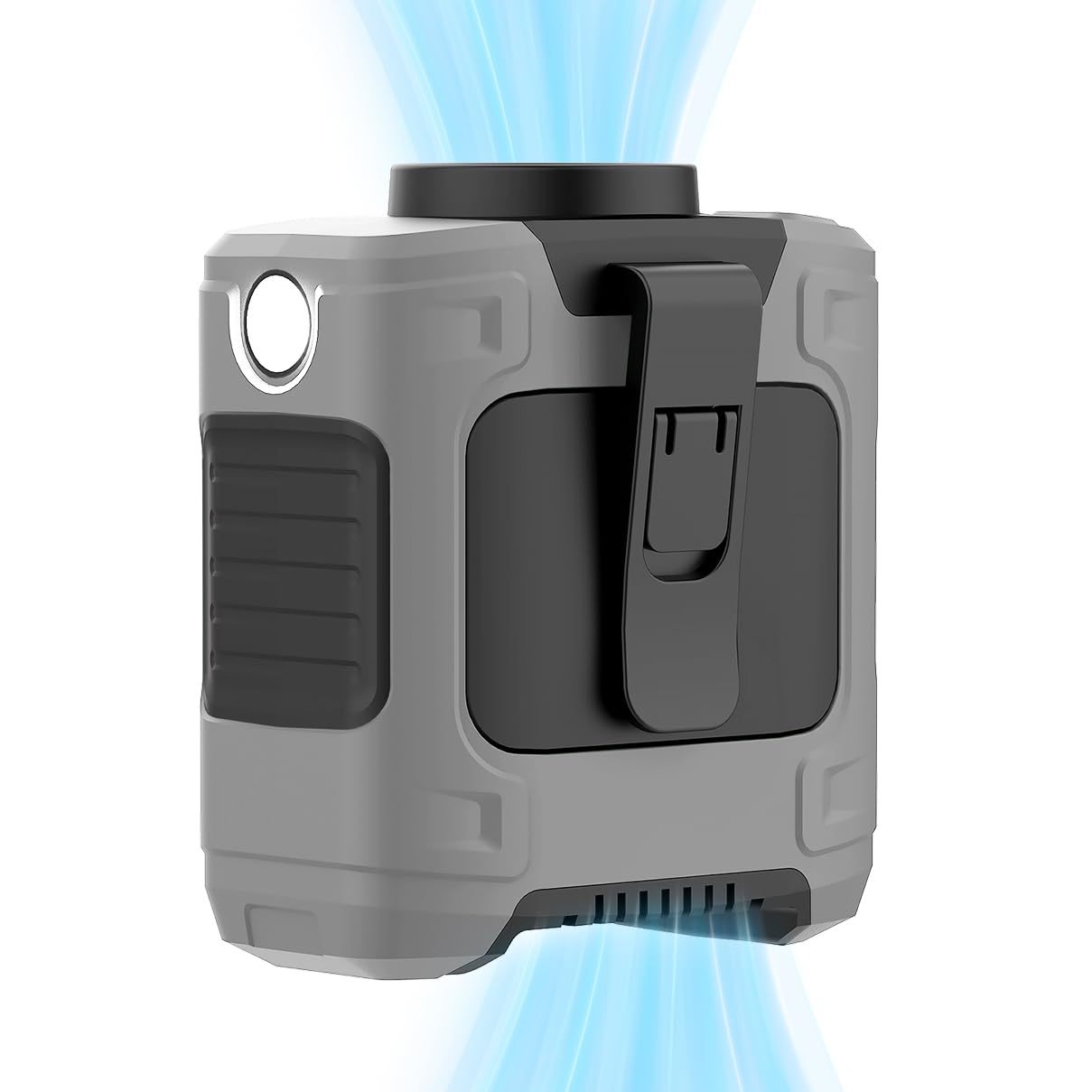 Louisware waist fan clip-on design for portable cooling on the go.