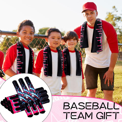 Lounsweer 12-pack of cooling towels for sharing with teammates and family