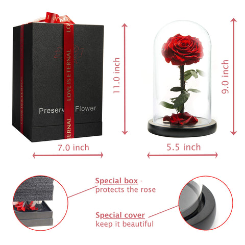 LOVAPPY Mother's Day gift idea rose-romantic keepsake she can treasure.