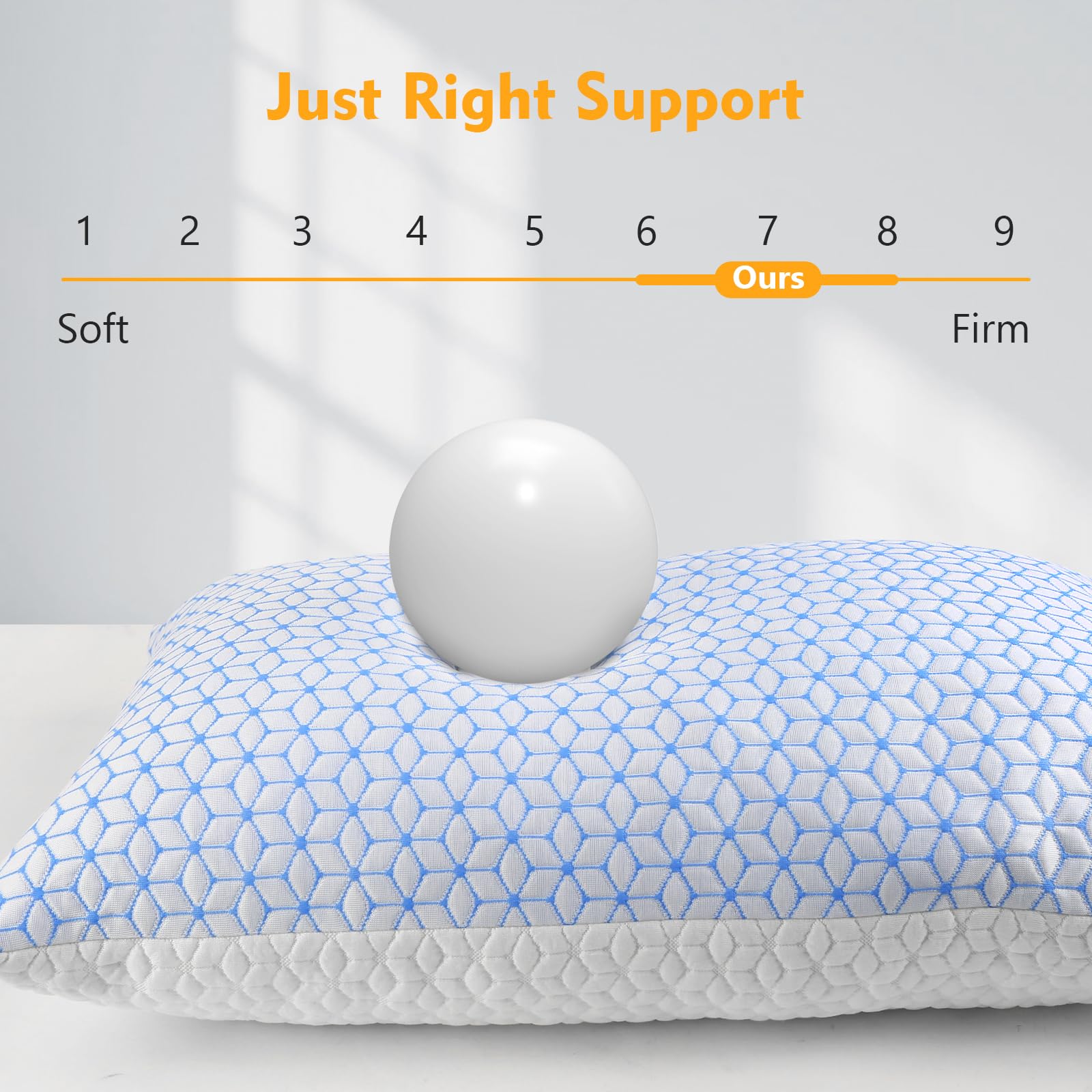 Love Attitude pillow adjustable-fill demo for personalized firmness.