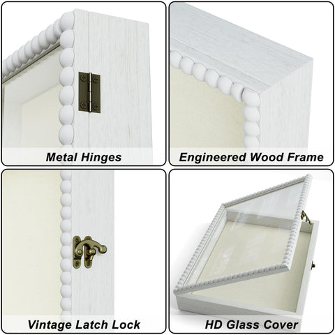 Love-KANKEI Shadow Box Frame wall-mount option offers versatile display.