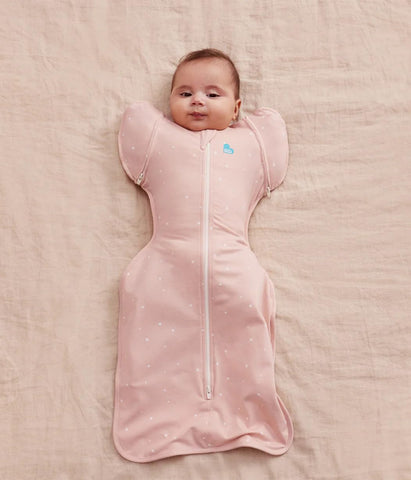 Swaddle Up stays on for rest, reducing loose blankets and overheating risk.