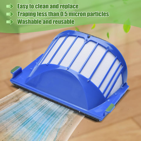 LOVECO Roomba side brush set for edge and corner cleaning.