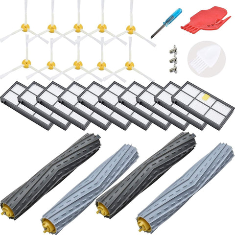 LOVECO Roomba replacement kit filters enhance suction and capture fine dust.