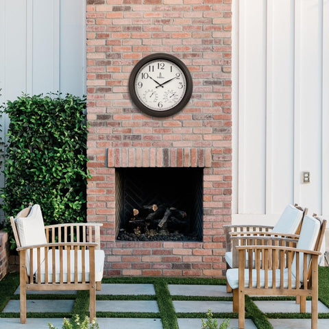 Lovely Home Essentials garden display clock makes time visible in sun and shade.