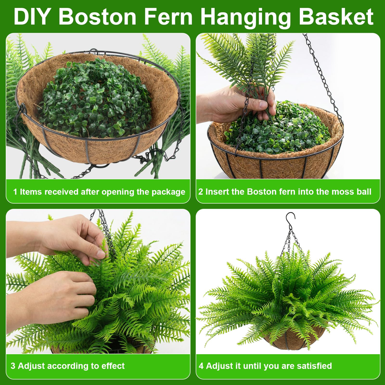 Lovemoon coconut fiber pot with leaves designed for a durable outdoor display.