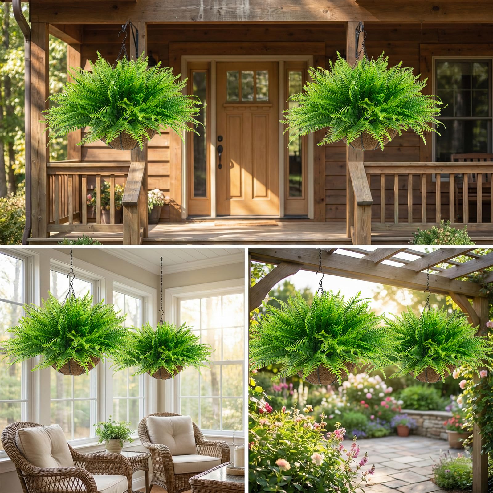 Lovemoon hanging chain system enables quick and secure installation.
