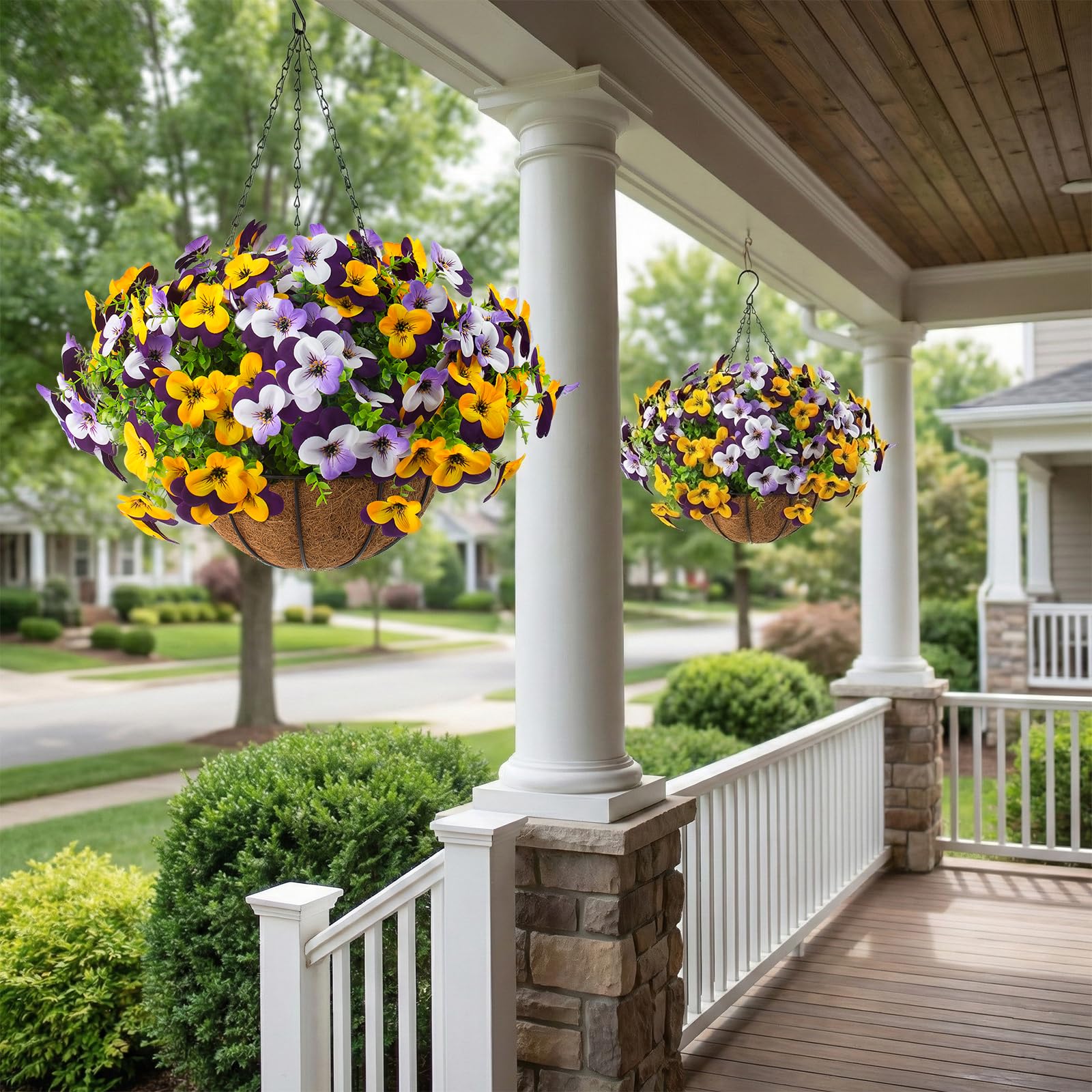 Lovemoon hemispherical plastic balls included for a stable, lush display.