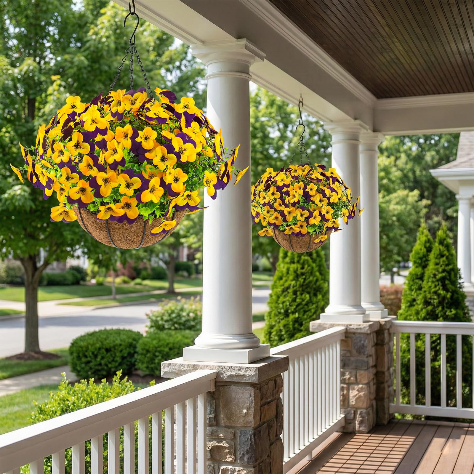 Lovemoon hemispherical-plastic-plant-balls provide stable base for displays