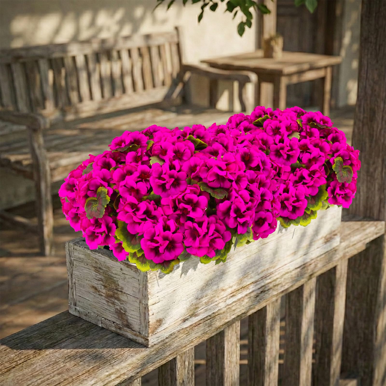 Lovemoon indoor outdoor geranium decor for homes and offices.
