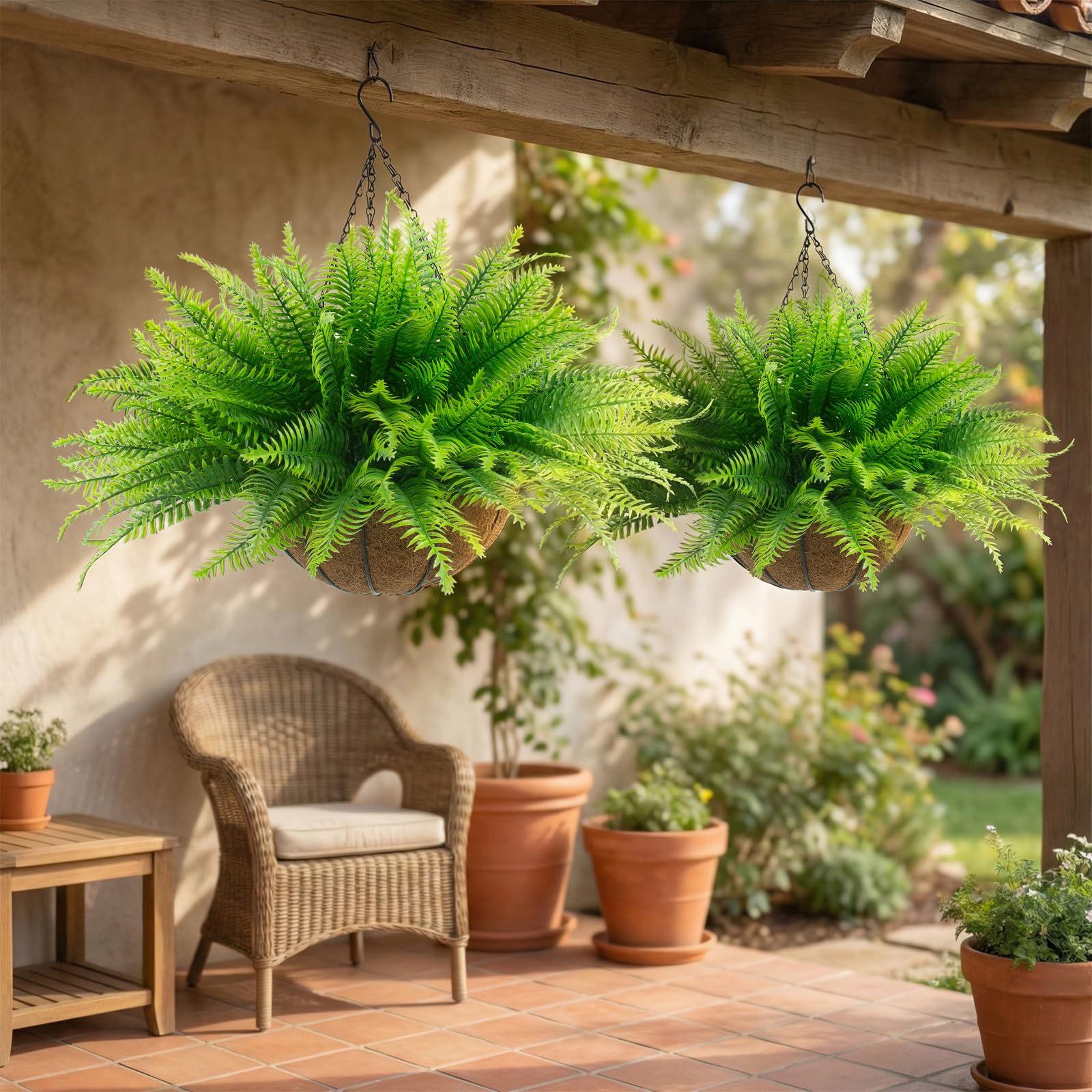 Lovemoon living room kitchen hallway fern accent for flexible styling.