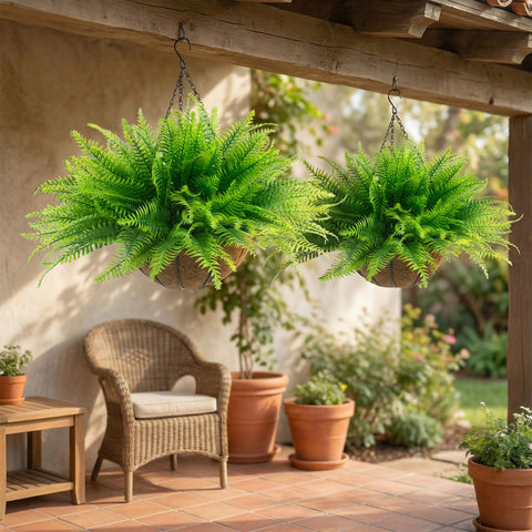 Lovemoon living room kitchen hallway fern accent for flexible styling.