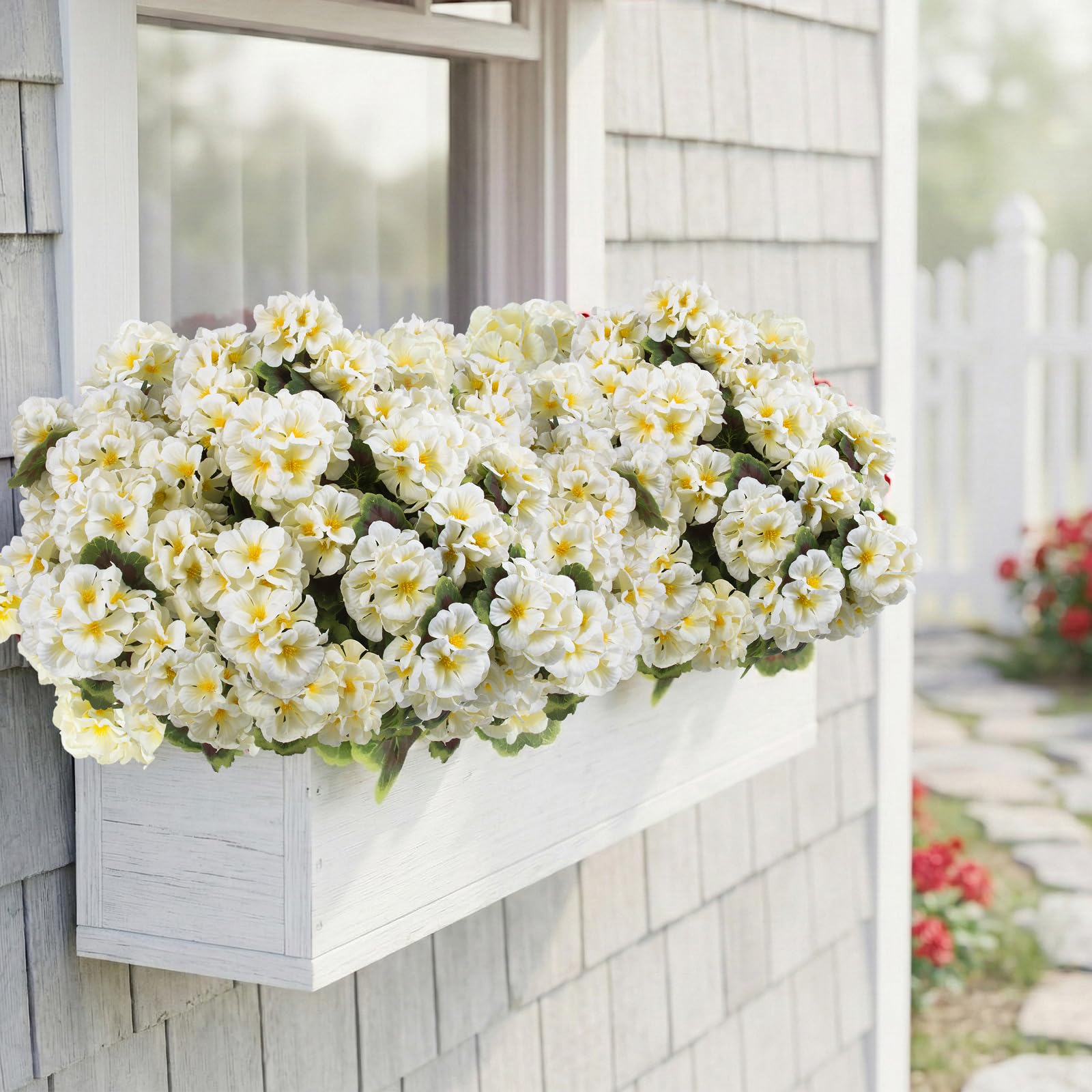 Lovemoon no-assembly geraniums ready-to-use indoors or outdoors