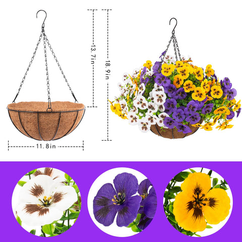Lovemoon pansy blooms close-up reveal lifelike petals and hues