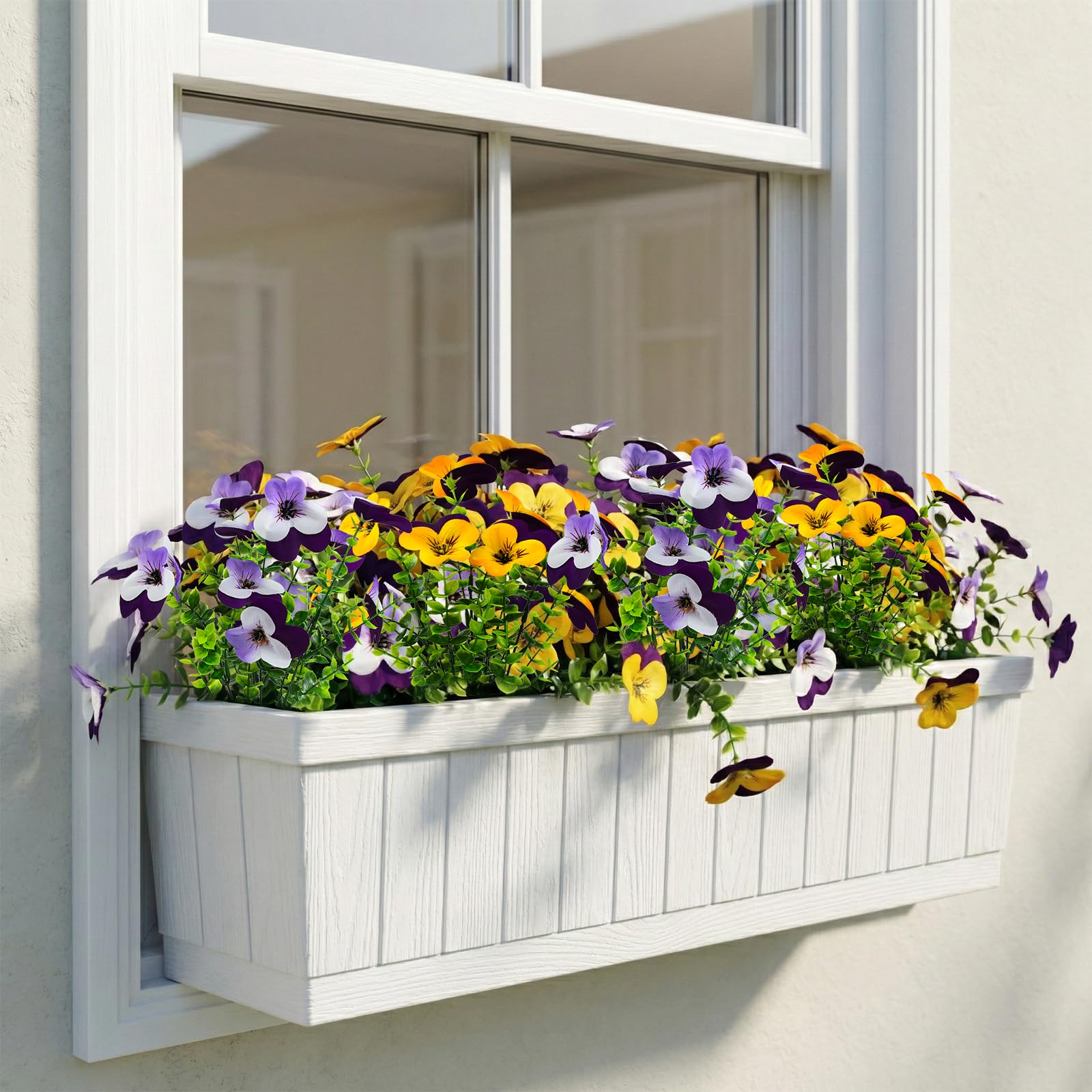 Lovemoon pansy flowers for front-door decor with vibrant color that lasts