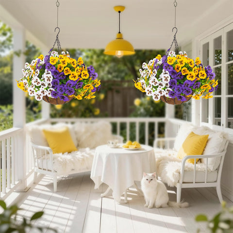 Lovemoon pansy set stays vibrant under sun for outdoor use