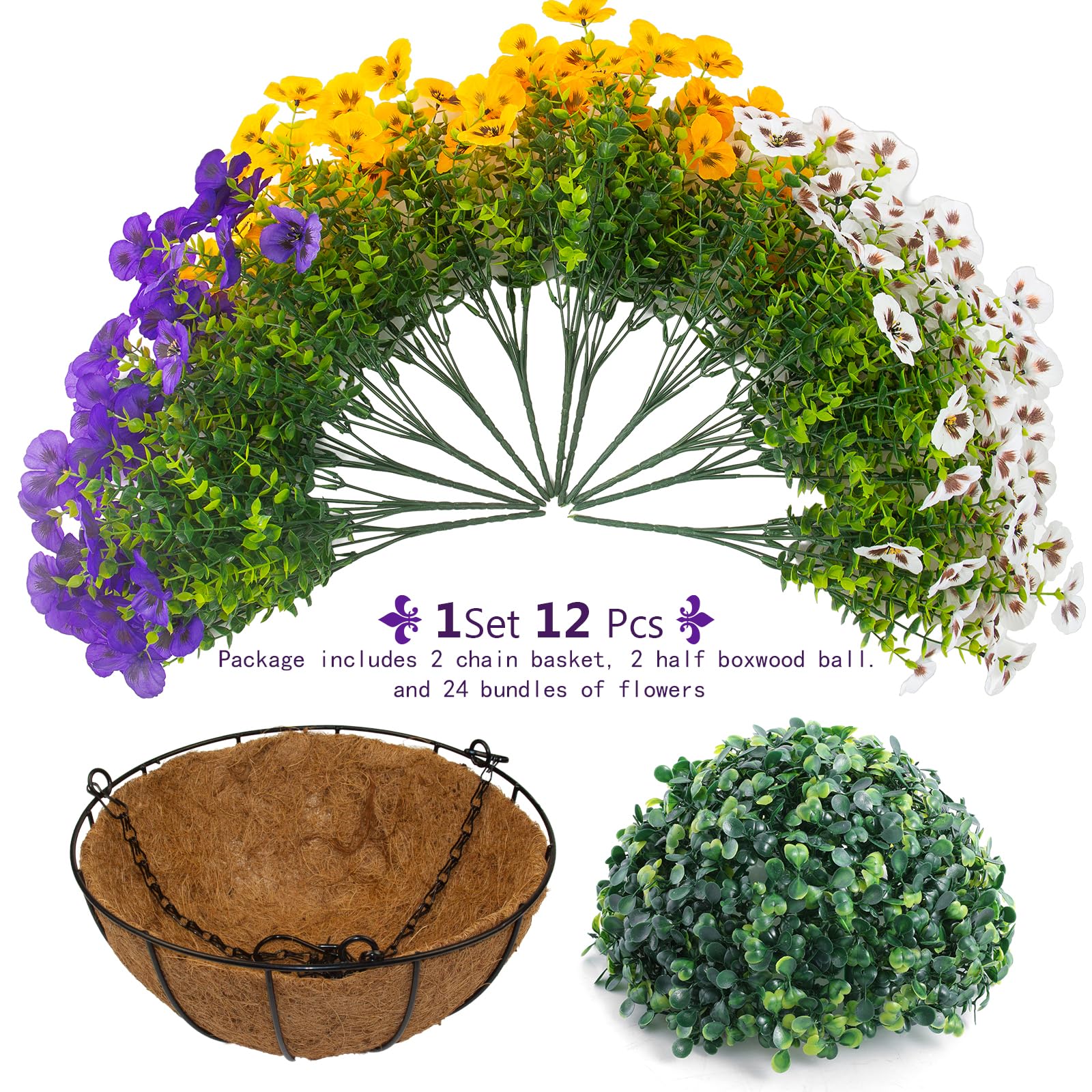 Lovemoon pansy variety pack celebrates spring garden color