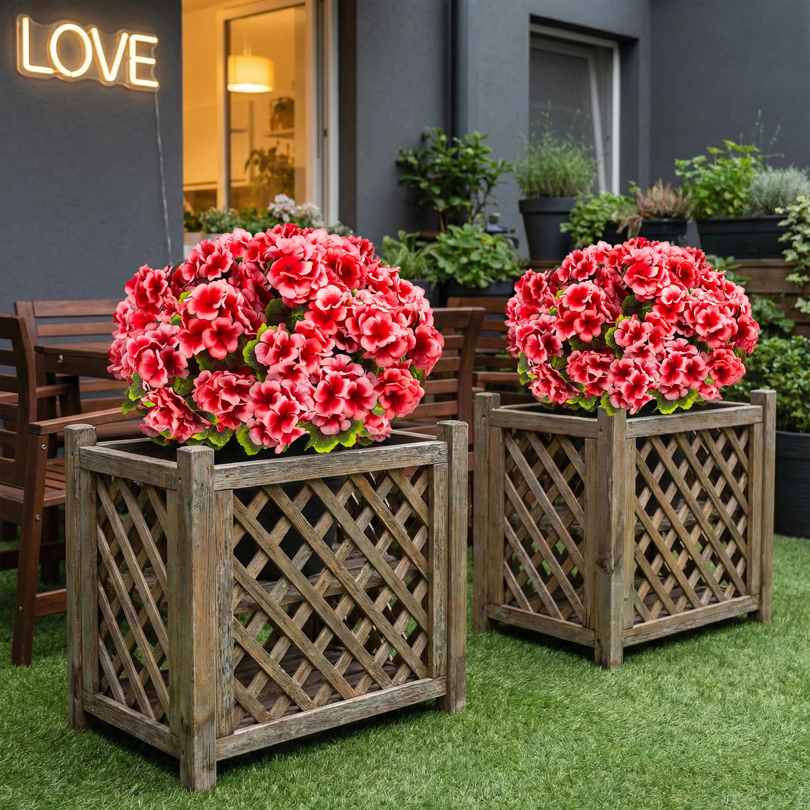 Lovemoon silk geranium with colorfix durability
