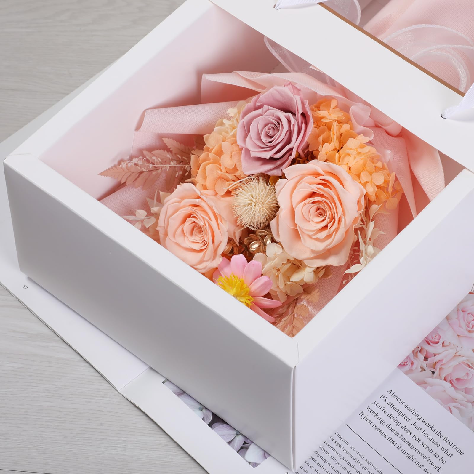 Lovenfold preserved bouquet box doubles as home vase
