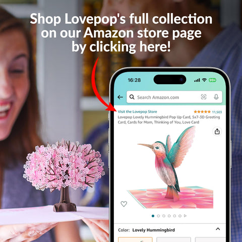 Lovepop Butterfly Brilliance Suncatcher Bouquet ships with a premium envelope for easy gifting.