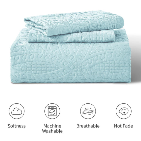 Love's cabin all-season bedding on mattress, wrinkle- and stain-resistant.