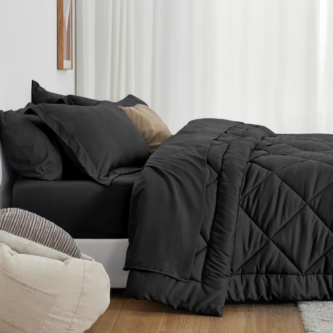 Love's cabin all-season bedroom scene highlights versatile warmth throughout seasons.