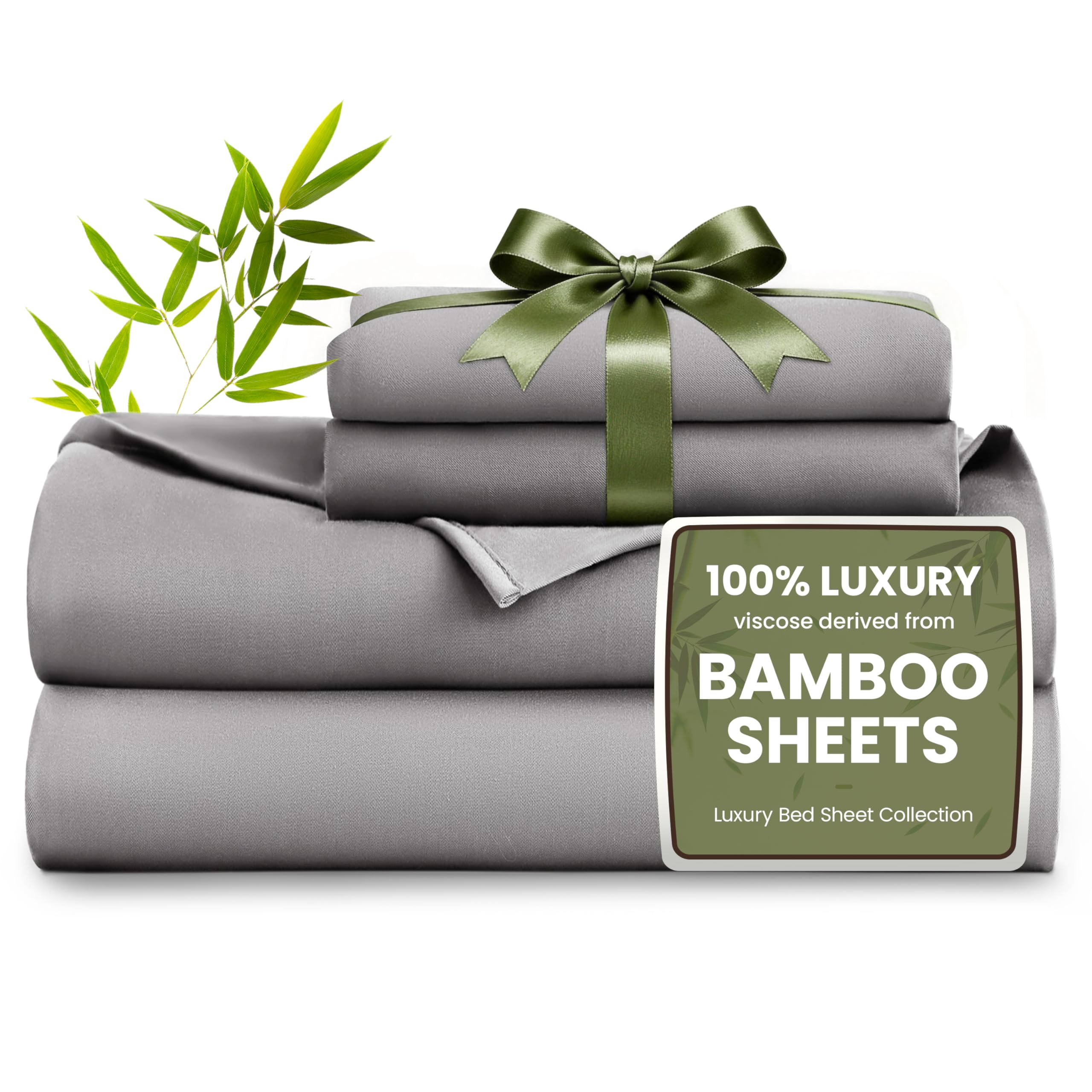 Love's cabin bamboo rayon full-size flat sheet close-up showing silky softness
