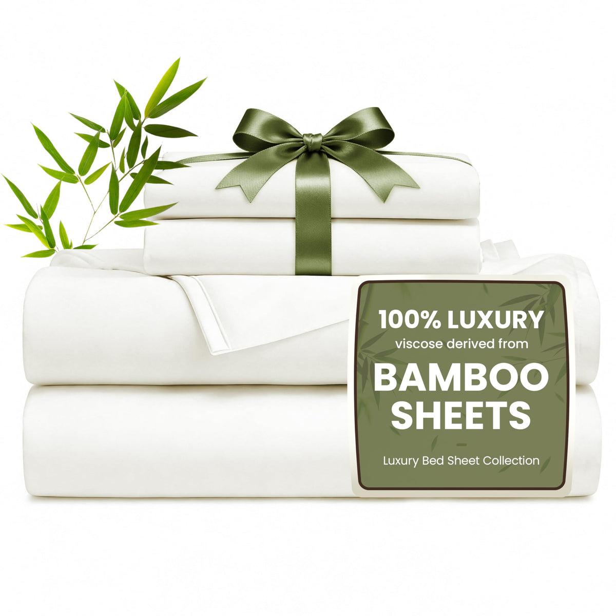 Love's cabin bamboo sheet set offers silky soft comfort for queen beds.