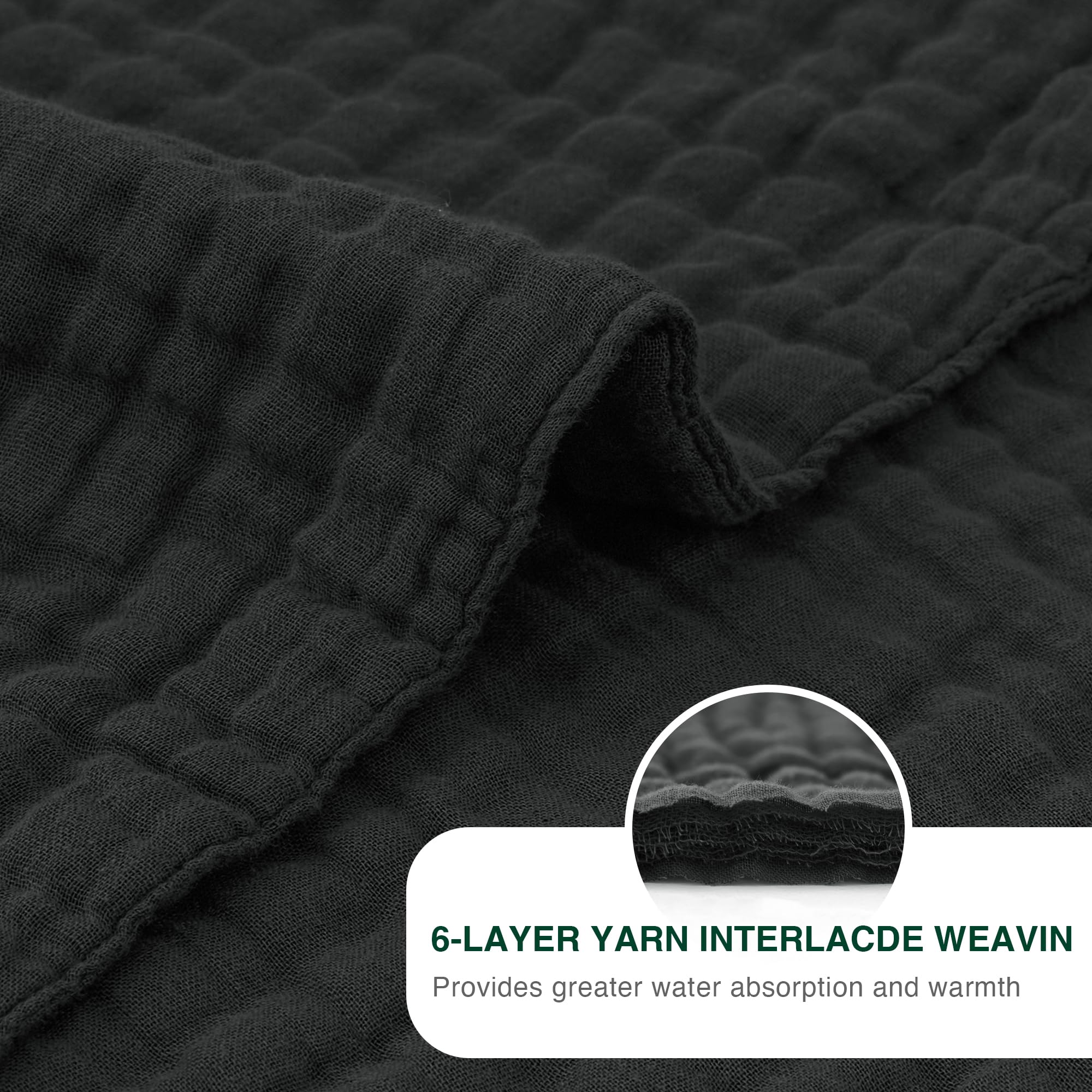 Love's cabin blanket color options in beige, white, black, grey.