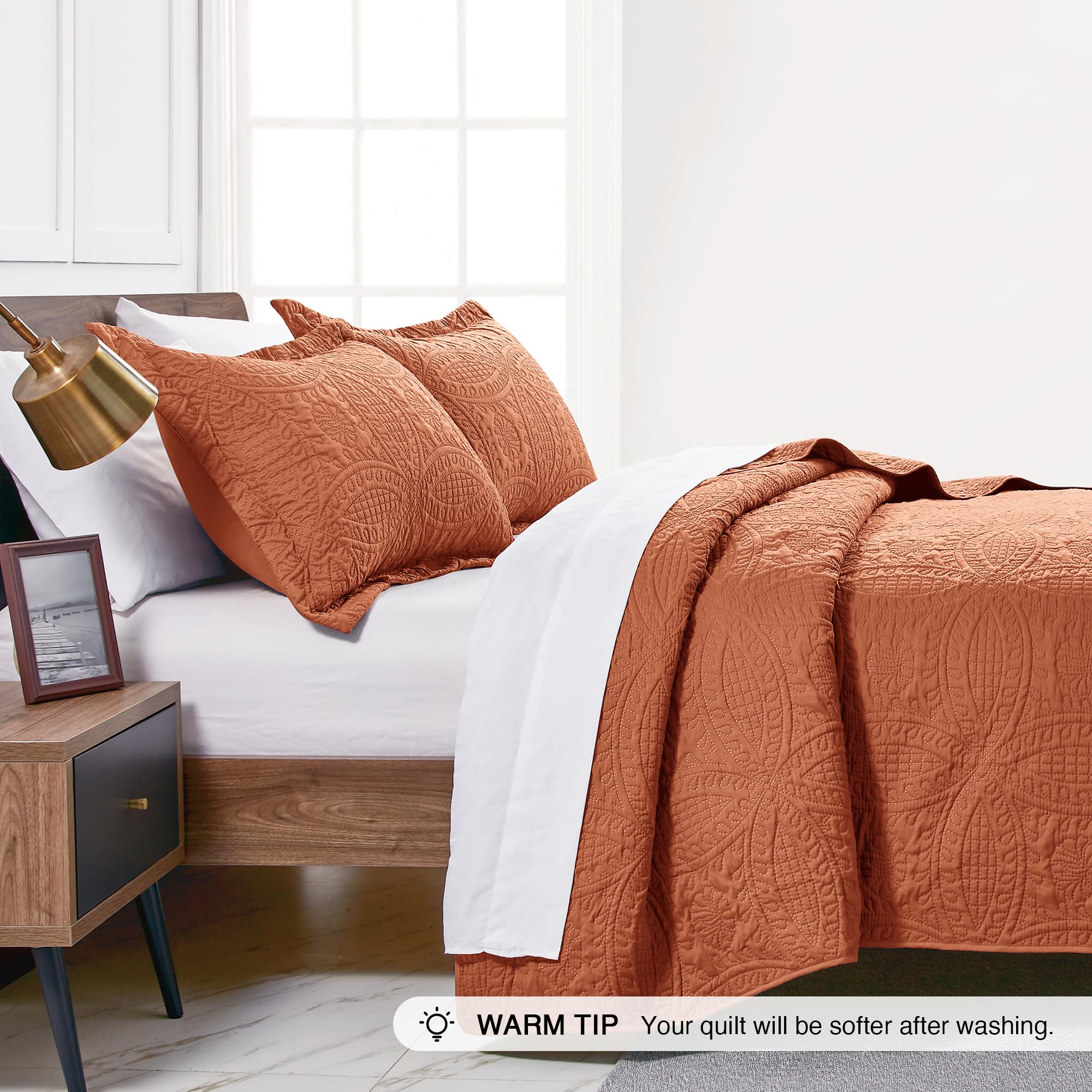 Love's cabin brushed polyester fabric delivers a soft, inviting touch.