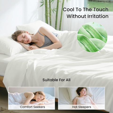 Love's cabin deep-pocket fitted sheet remains snug on tall mattresses up to 16 inches.