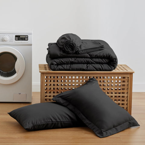 Love's cabin care tips for machine wash and gentle dry