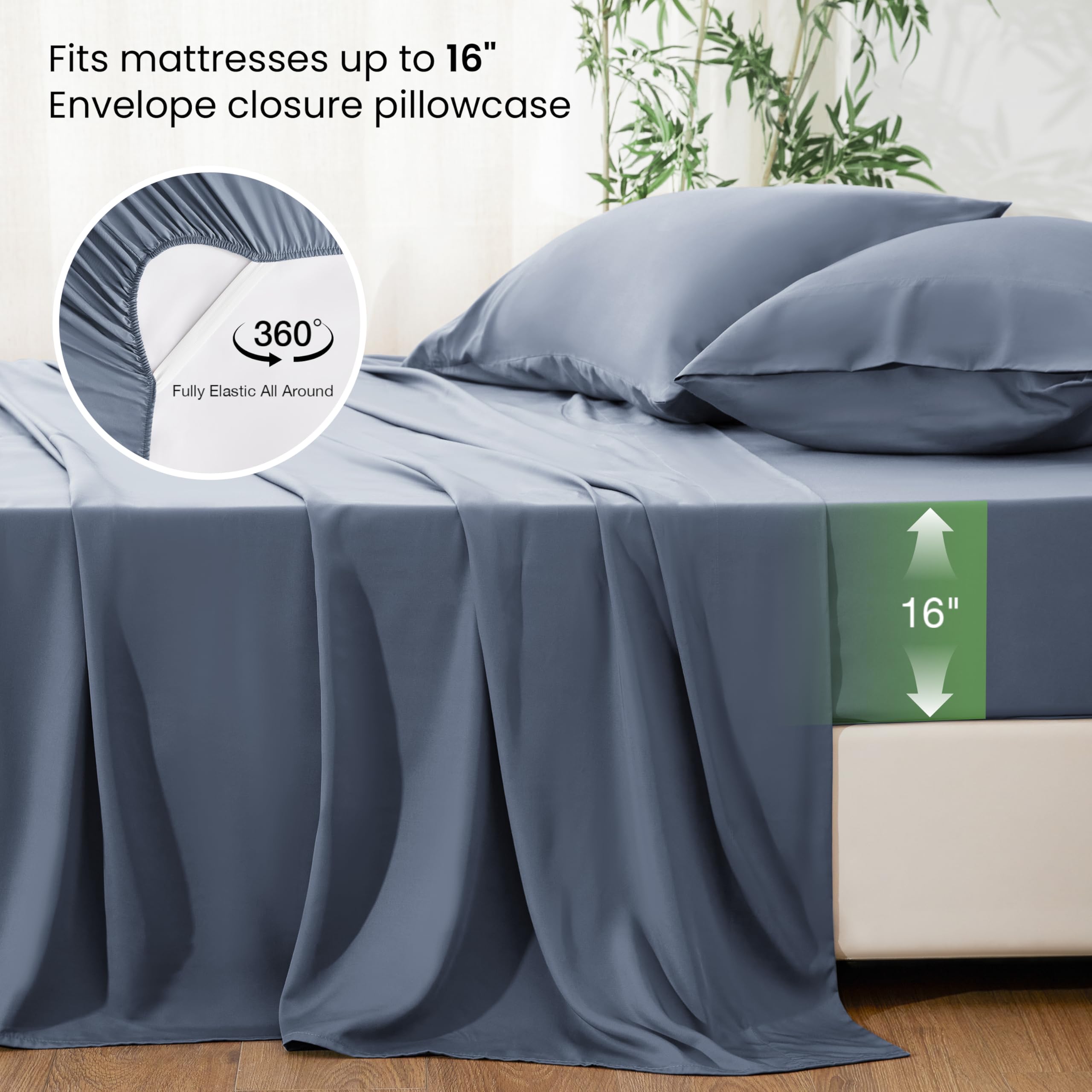 Love's cabin pillowcases with envelope closures minimize hair friction