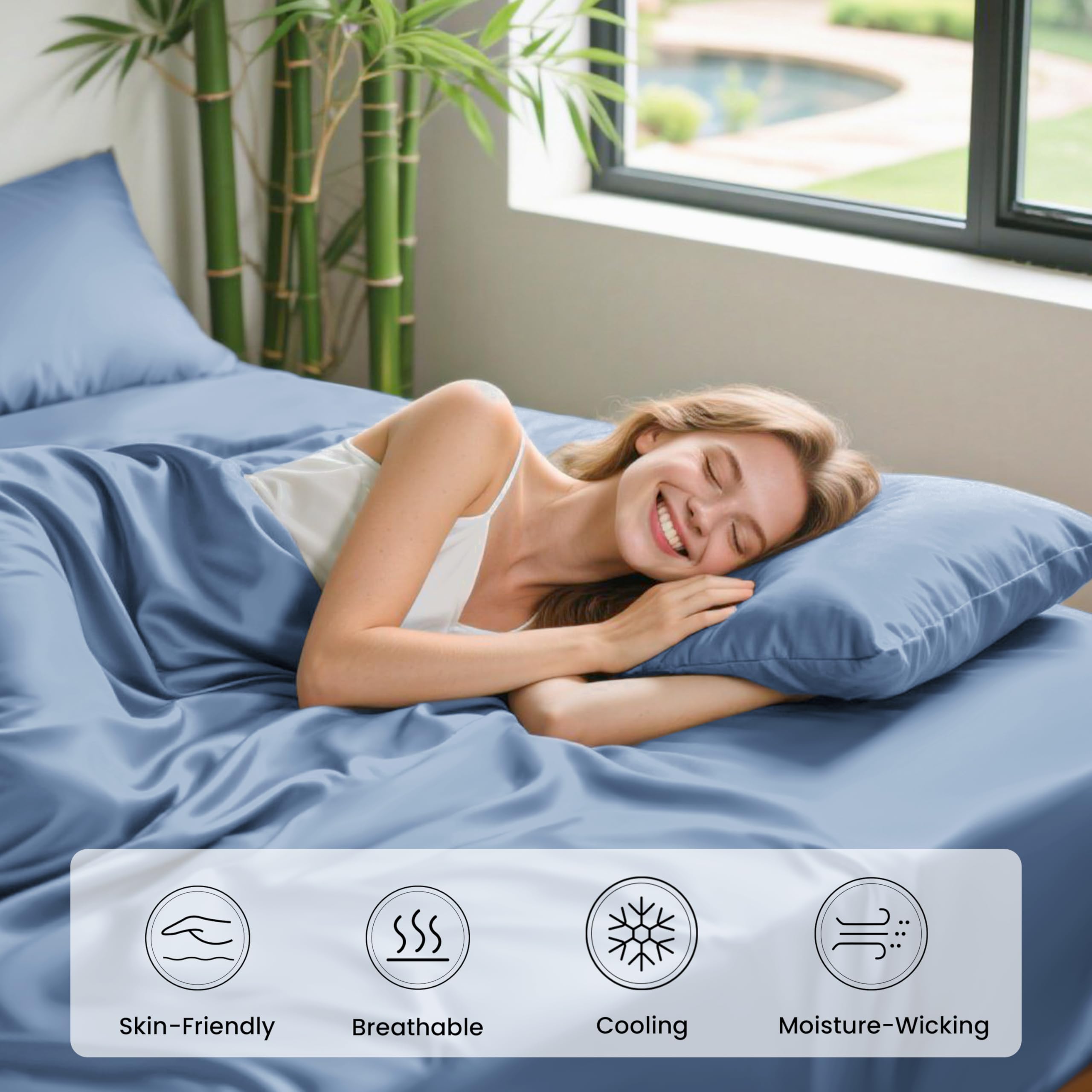 Love's cabin envelope pillowcases reduce friction on hair and skin.