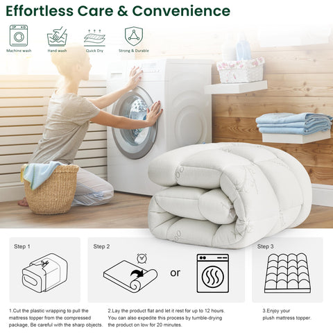 Ultra-soft surface gentle on skin for restful sleep