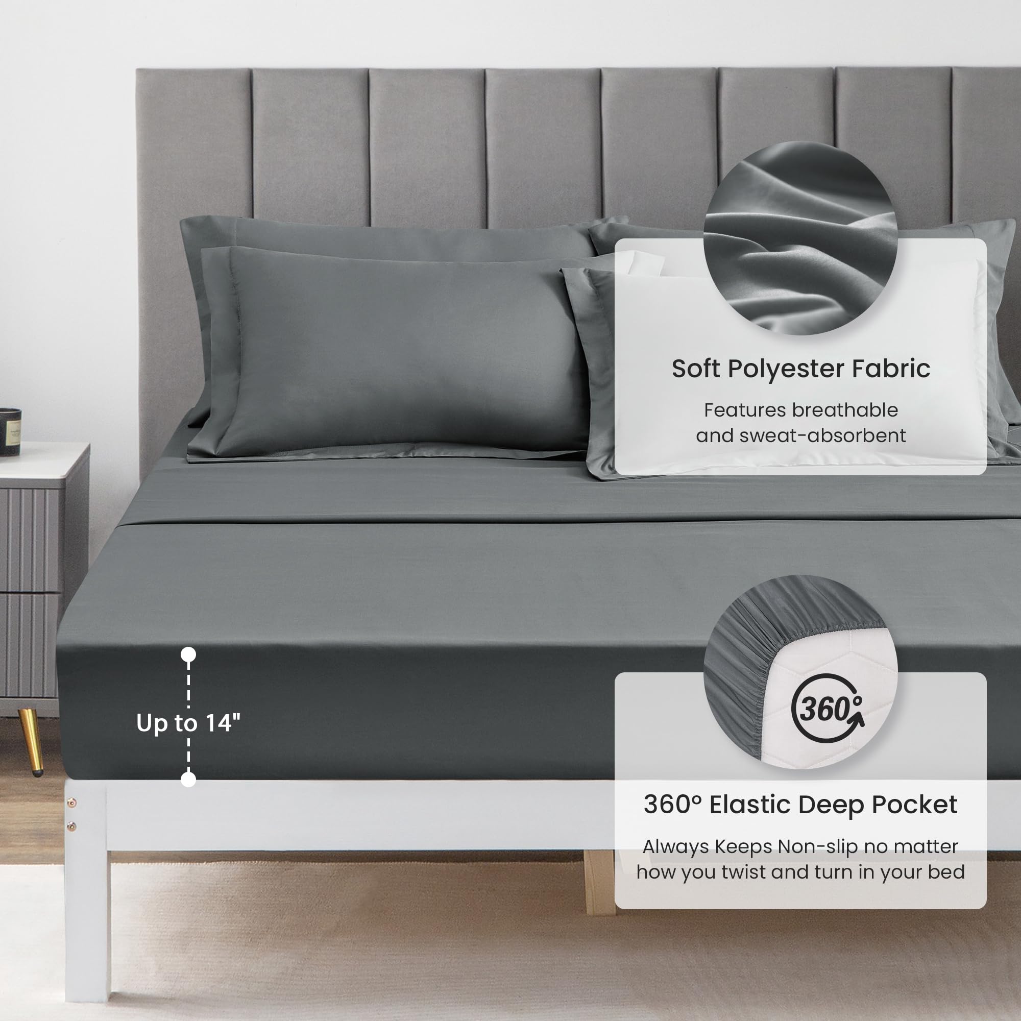 Love's Cabin pillowcase with envelope closure keeps pillows secure