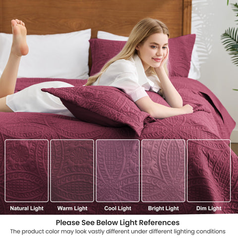 Love's cabin lightweight bedspread ideal for summer layering.