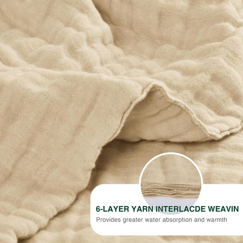 Travel-ready Love's cabin muslin blanket compact and lightweight.