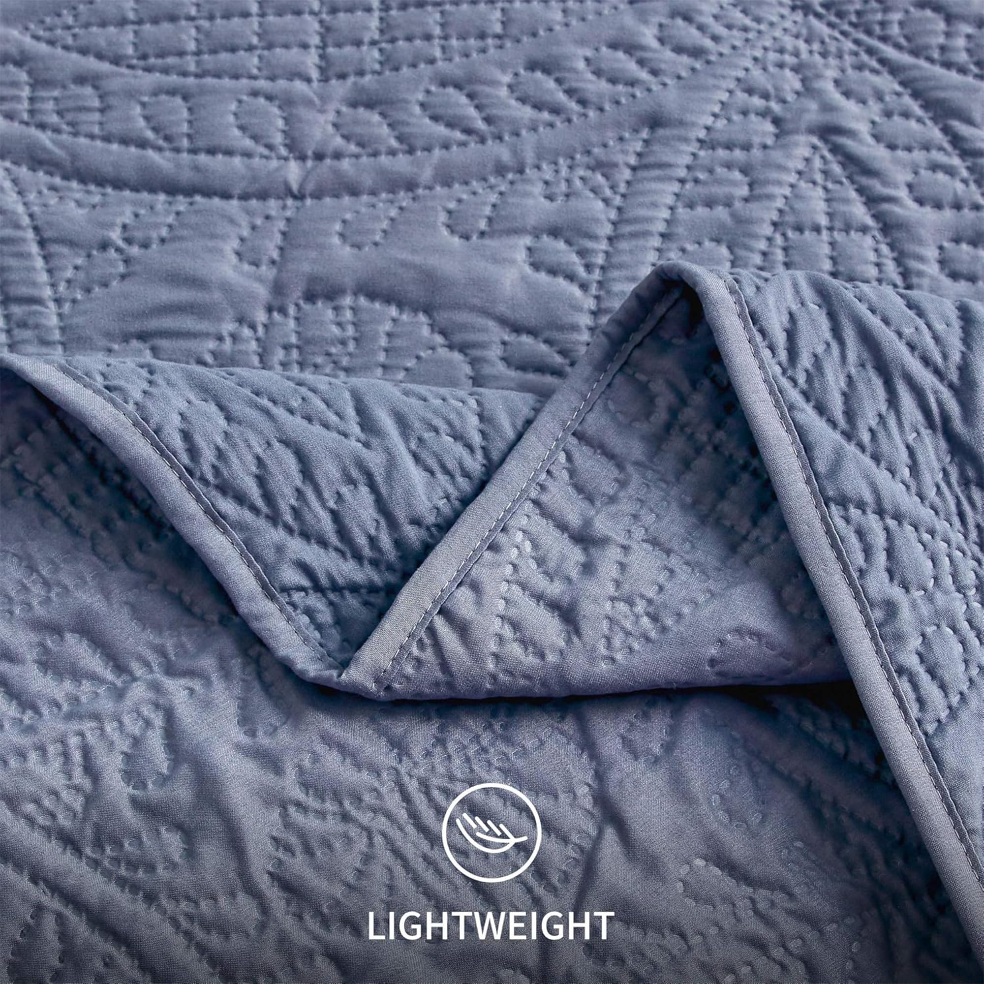 Love's cabin pillow shams complete a coordinated bedspread look