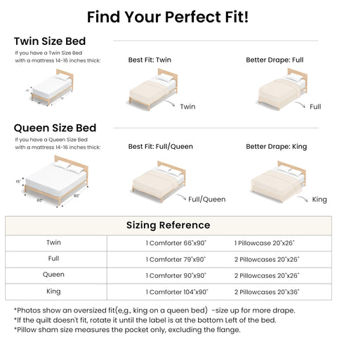Love's cabin queen set fits standard beds with included pillow shams