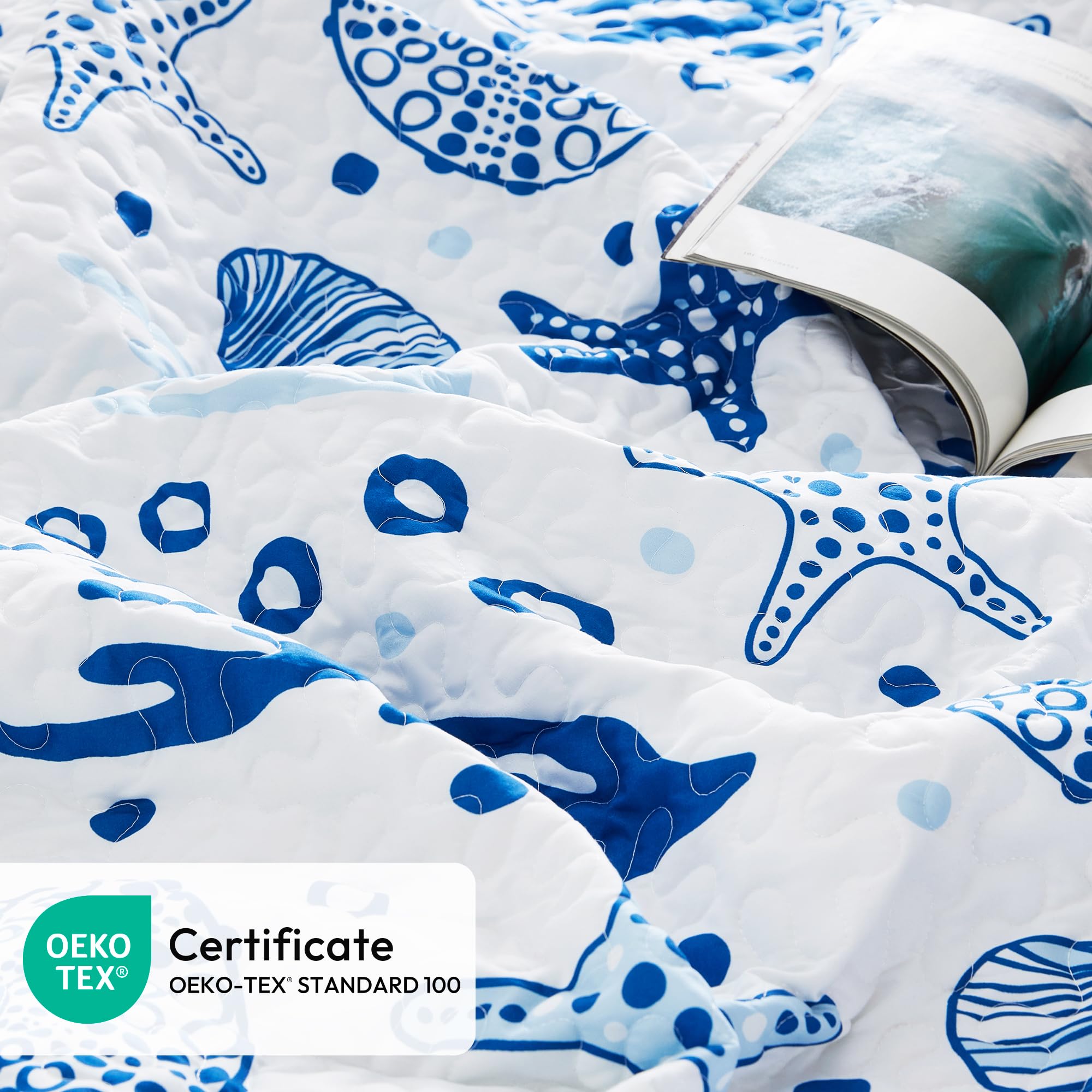 Love's cabin reversible-coverlet: two-sided design for quick room style updates.