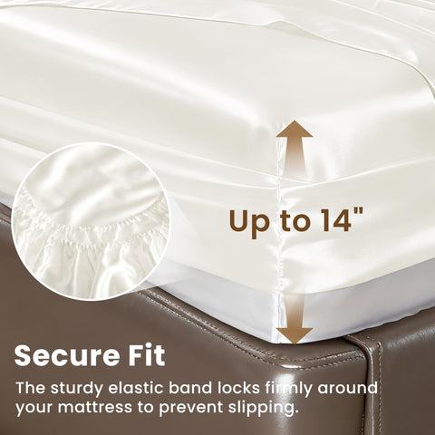Love's cabin satin close-up shows soft sheen for luxe feel